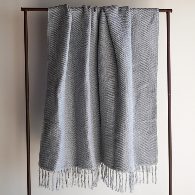 Manta de sofa Mary Cinza