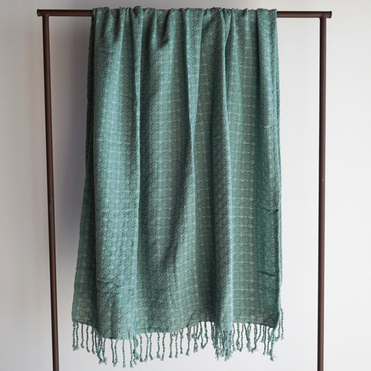 Manta de sofa Anne pistache