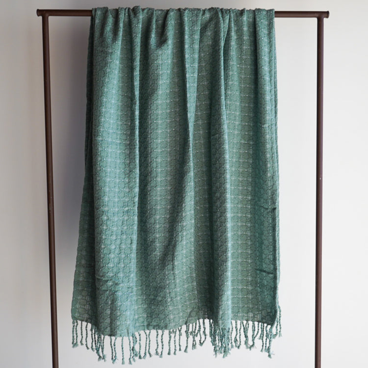 Manta de sofa Anne pistache